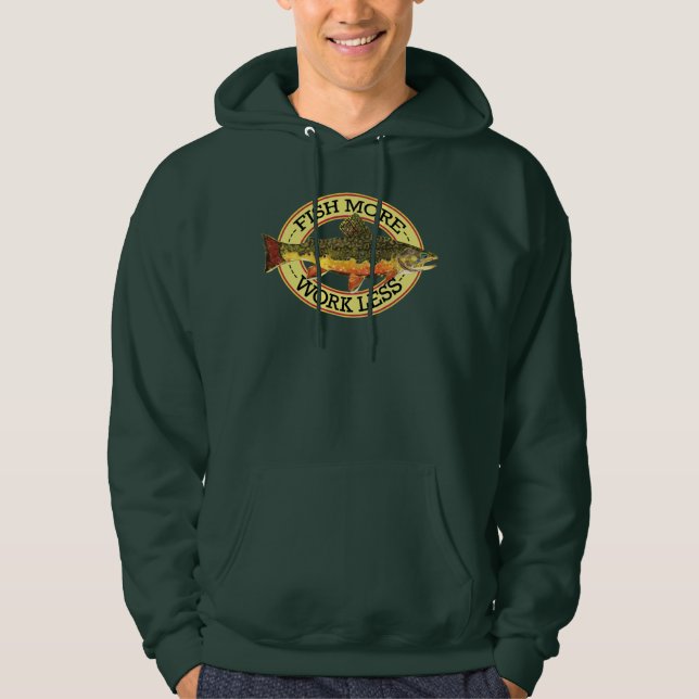 Veste À Capuche Pêcheur de truites (Devant)