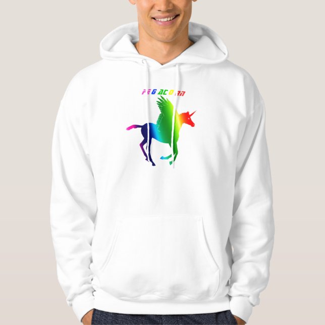 VESTE À CAPUCHE "PEGACORN " (Devant)
