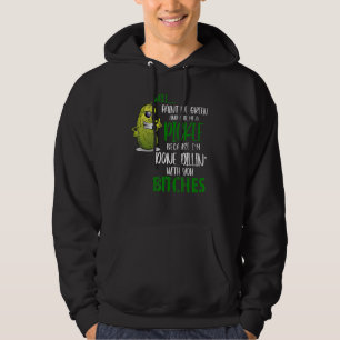 Veste À Capuche Peins-Moi Vert Et Appelle-Moi Une Boulette Fait Di