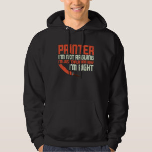Veste À Capuche Peintre Décorateur Peintre Je Ne Discute Pas Je'