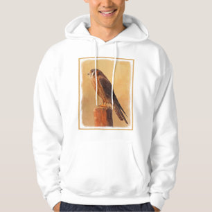 Veste À Capuche Peinture américaine Kestrel - Art original pour oi