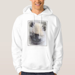 Veste À Capuche Peinture de chiot de Keeshond - jolie art de chien