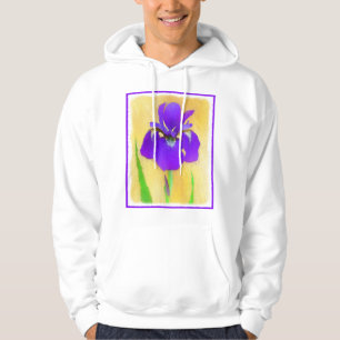 Veste À Capuche Peinture Iris à pois pourpre - Chien original mign