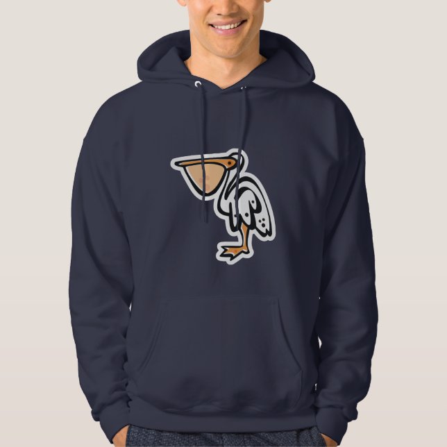 Veste À Capuche Pélican mignon ; Bleu (Devant)