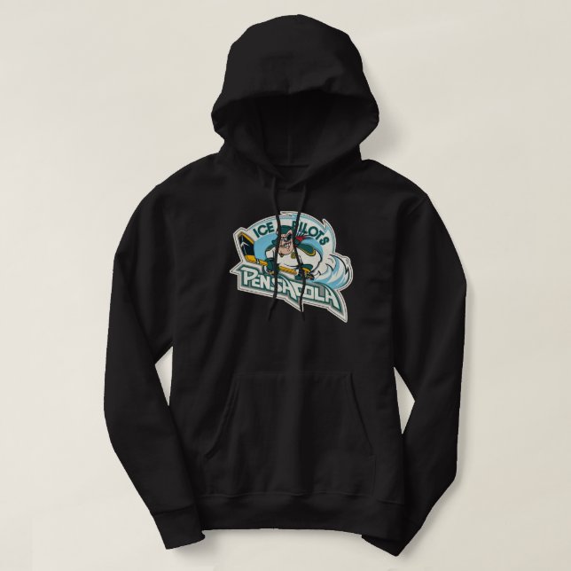 Veste À Capuche Pensacola Pilotes de glace Rétro Défaut de hockey  (Design devant)