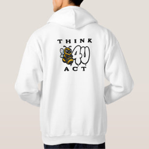 Veste À Capuche Pensez Avant d'Agir