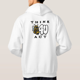 Veste À Capuche Pensez Avant d'Agir