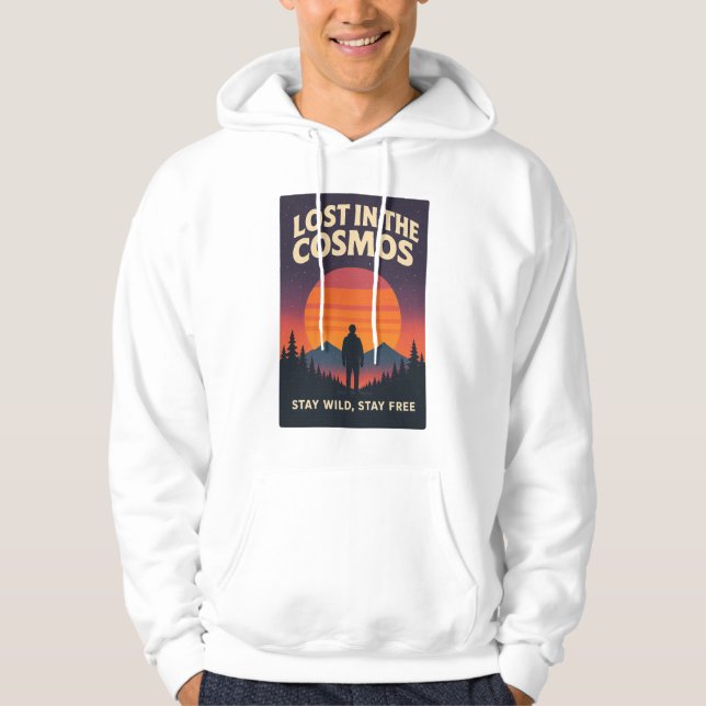 Veste À Capuche Perdu dans le Cosmos (Devant)