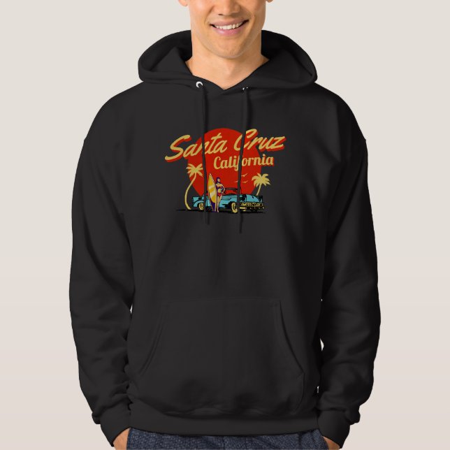 Veste À Capuche Père Noël Cruz California Retro Art (Devant)