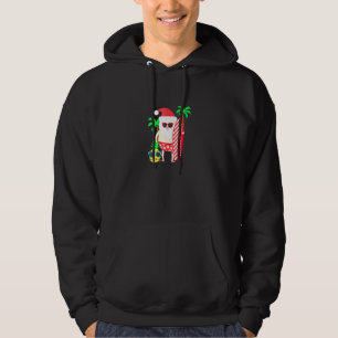 Veste À Capuche Père Noël Surfing Hawaiian