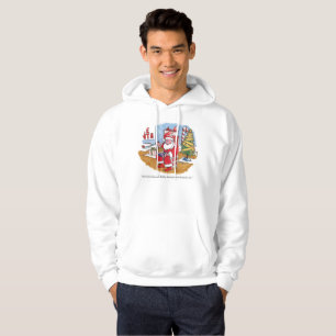Veste À Capuche Père Noël sweatshirt à capuchon blanc