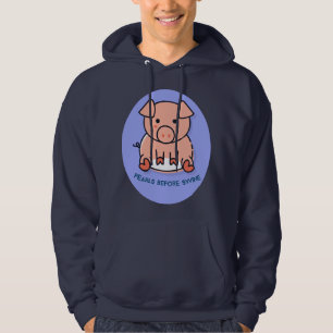 Veste À Capuche Perles avant le porc