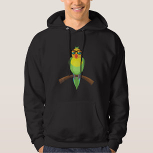 Veste À Capuche Perroquet Cool Avec Lunettes De Soleil Tropicales