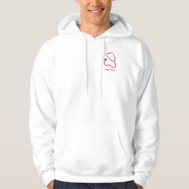 Veste À Capuche personalized nurse jacket (Devant)