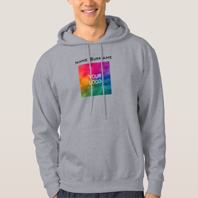 Veste À Capuche Personnaliser le logo de l'entreprise Design avant (Devant)