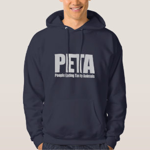Veste À Capuche PETA Gens Manger Tasty Animaux Drôle Humour alimen