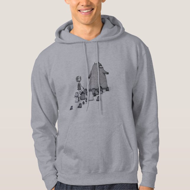 Veste À Capuche petits monstres de monstre (Devant)