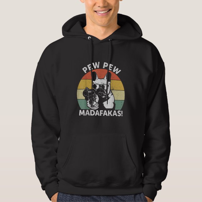 Veste À Capuche Pew Pew Madafakas Crazy Pew (Devant)