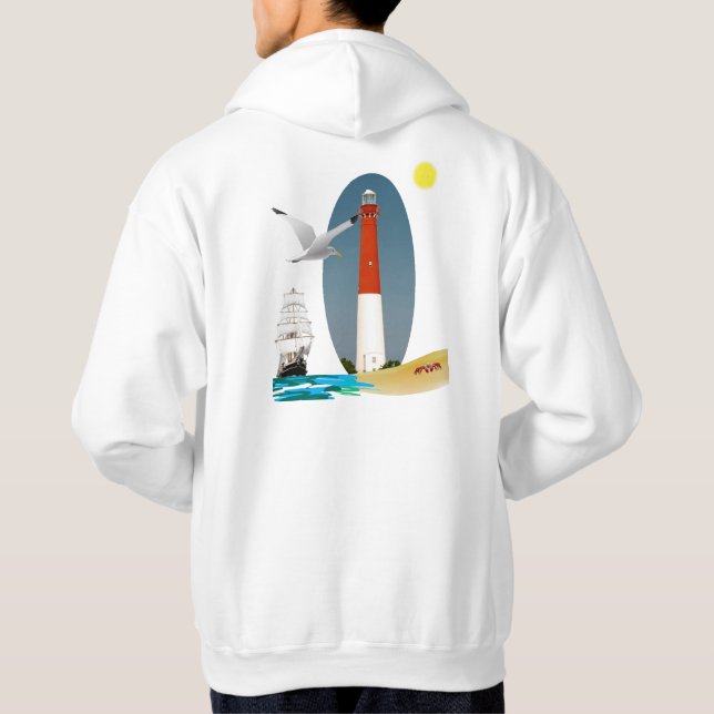 Veste À Capuche Phare de Barnegat (Dos)