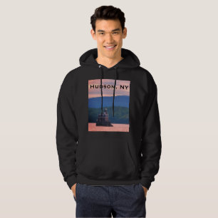 Veste À Capuche Phare d'Hudson Athens - Lumière de la ville d'Huds
