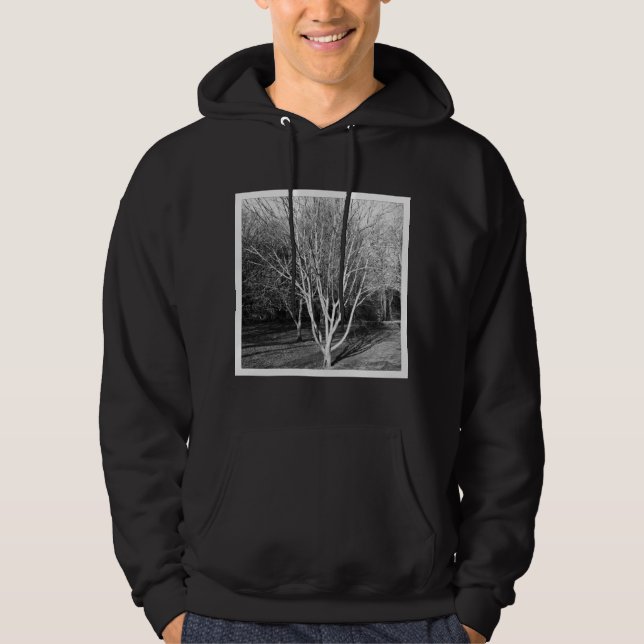 Veste À Capuche Photo carré - Arbre (Devant)
