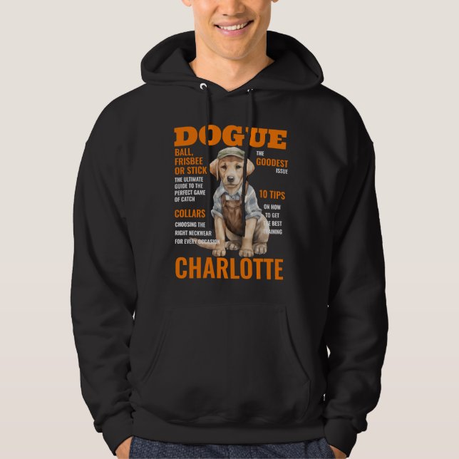 Veste À Capuche Photo Personnalisée De Chien Pour Animaux De Compa (Devant)