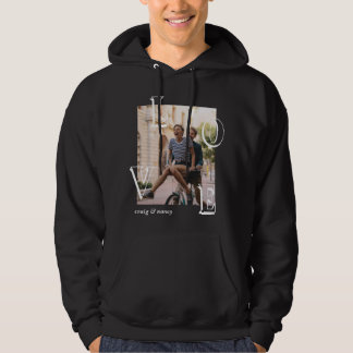 Veste À Capuche Photo personnalisée Love Couple