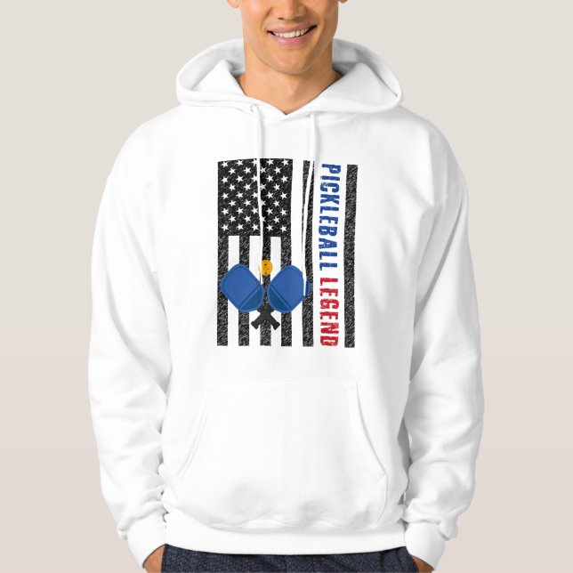 Veste À Capuche Pickleball Legend USA (Devant)
