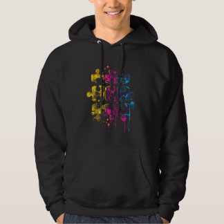 Veste À Capuche Pièces de puzzle Abstraites colorées Sensibilisati