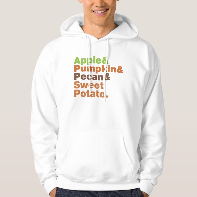 Veste À Capuche Pies de vacances ~ Fête Noël Thanksgiving Noël (Devant)