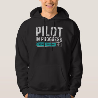 Veste À Capuche Pilote en cours Veuillez patienter Drôle pilote d'