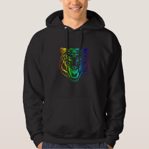 Veste À Capuche Pince réaliste de tête de tigre