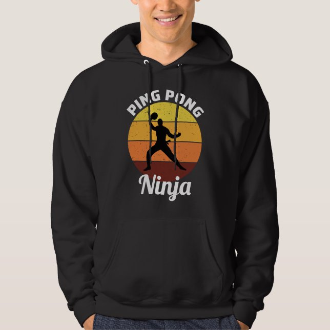 Veste À Capuche Ping-pong de ping-pong Jeux (Devant)