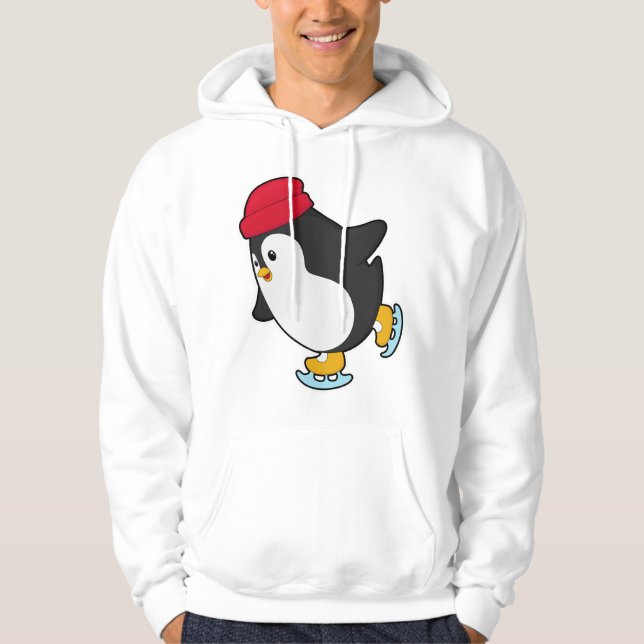 Veste À Capuche Pingouin au patinage sur glace avec Casquette (Devant)