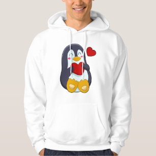 Veste À Capuche Pingouin avec coeur