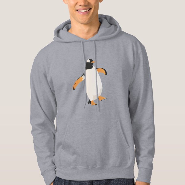 Veste À Capuche Pingouin drôle (Devant)