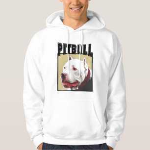 Veste À Capuche Pitbull blanc