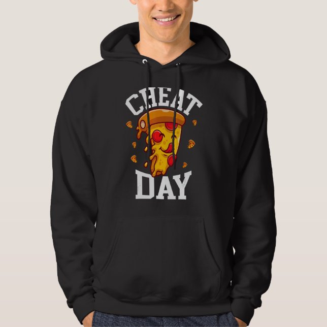 Veste À Capuche Pizza Cheat Repas Pour Cheat Day Cheat Day (Devant)