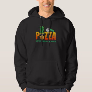 Veste À Capuche Pizza d'ananas Rocks My World Pizza Sung