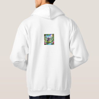 Veste À Capuche Plage avec accents rouges, bateaux et bateaux