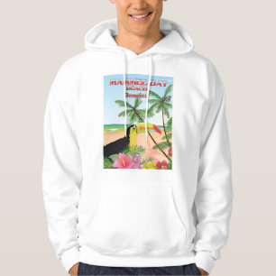 Veste À Capuche Plage de Mammee Bay Jamaïque affiche de voyage