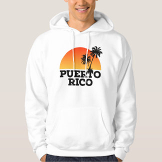 Veste À Capuche Plage du coucher de soleil de Porto Rico Boricua