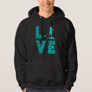 Veste À Capuche Planche de surf stand up paddle Amour SUP Surfeur 