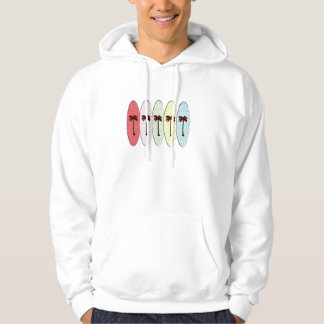 Veste À Capuche planches de surf avec des palmiers