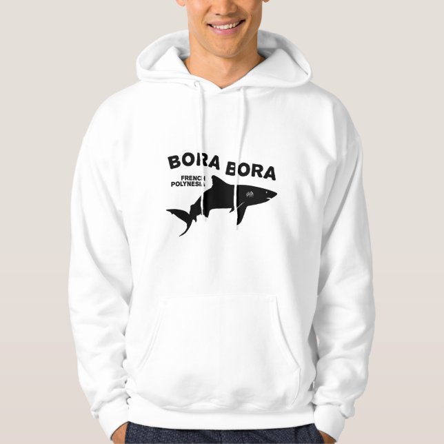 Veste À Capuche Plongée De Requin À Bora Bora (Devant)