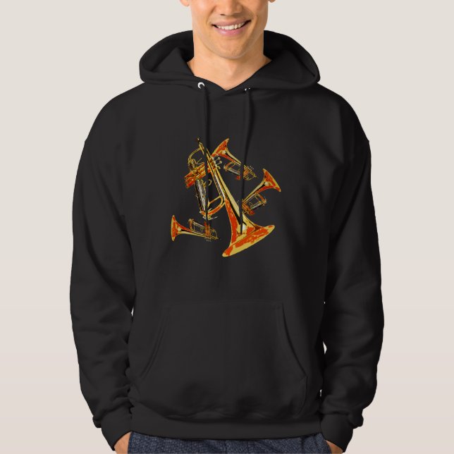 Veste À Capuche Plusieurs trompettes (Devant)