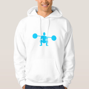 Veste À Capuche Poids Lifter 01 - Sky Blue