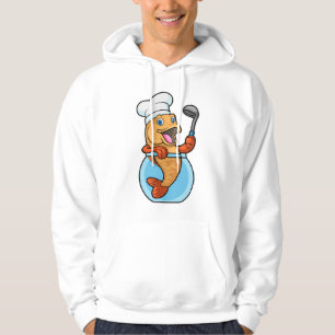 Veste À Capuche Poisson en verre comme cuire avec cuillère à soupe