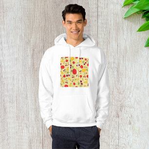 Veste À Capuche Pommes Motifs de fruits colorées Cerises et poires