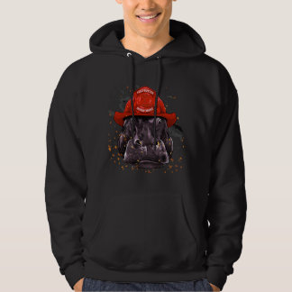 Veste À Capuche Pompier Hippopotamus Service d'incendie Fireman W